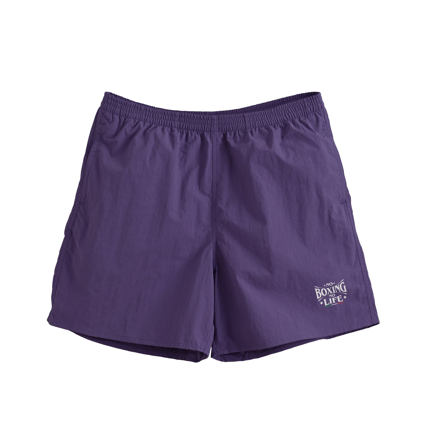 汗にも強いナイロンパンツ purple image