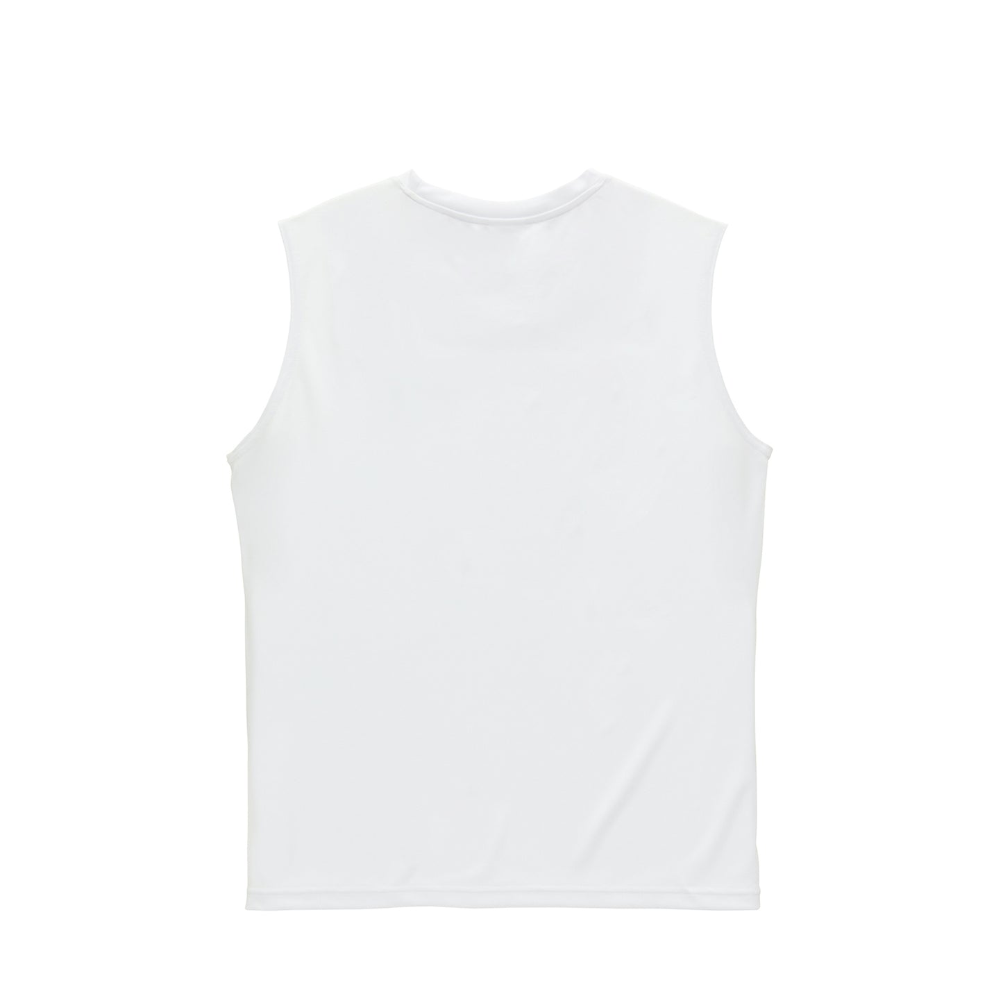 練習にも最適なノースリーブ(ドライ) white image