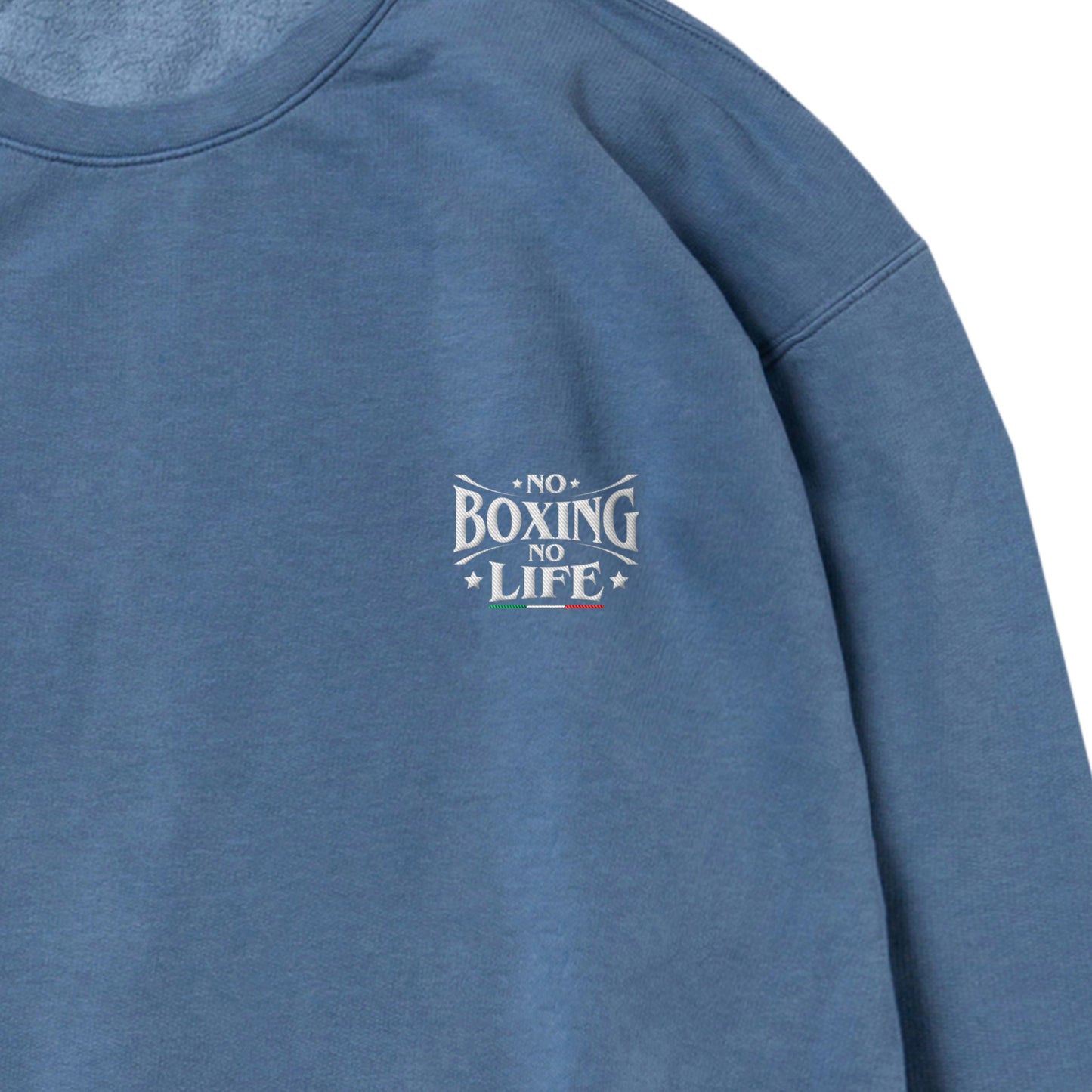 フリース素材 セットアップ blue-jean image