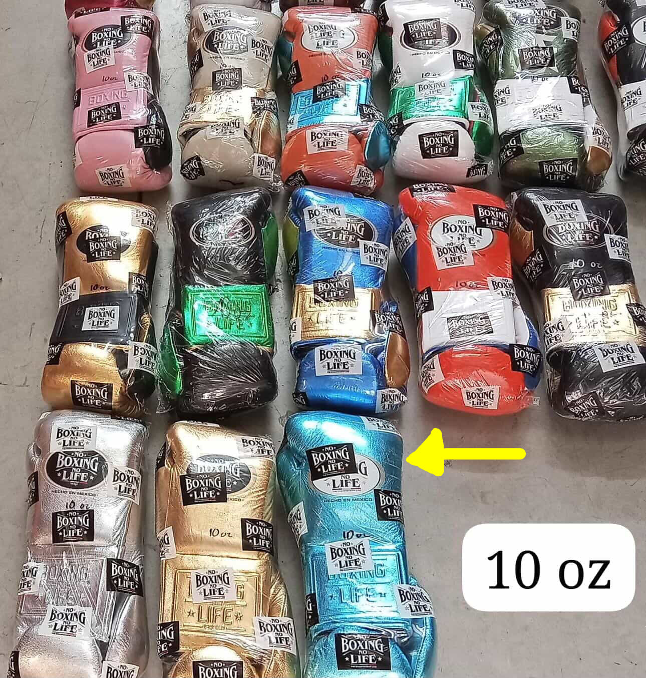 【入荷予定】4/5前後　NBNLグローブ10oz　アクア