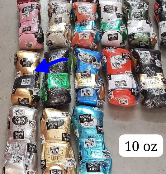 【入荷予定】4/5前後　NBNLグローブ10oz　ゴールド｜ブラック