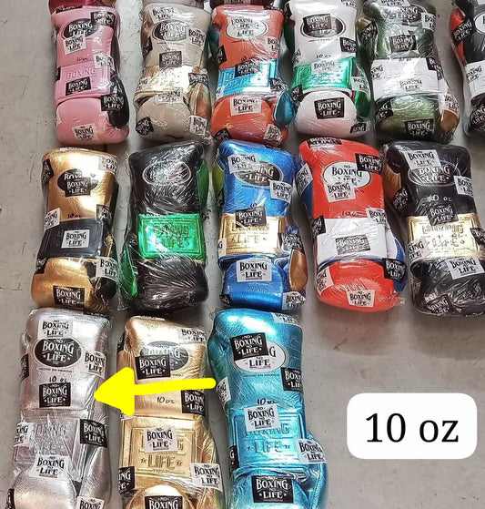 【入荷予定】4/5前後　NBNLグローブ10oz　シルバ−