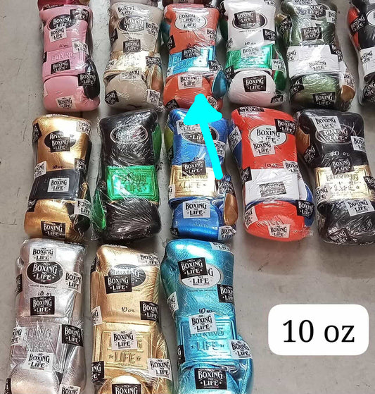 【入荷予定】4/5前後　NBNLグローブ10oz オレンジ｜アクア