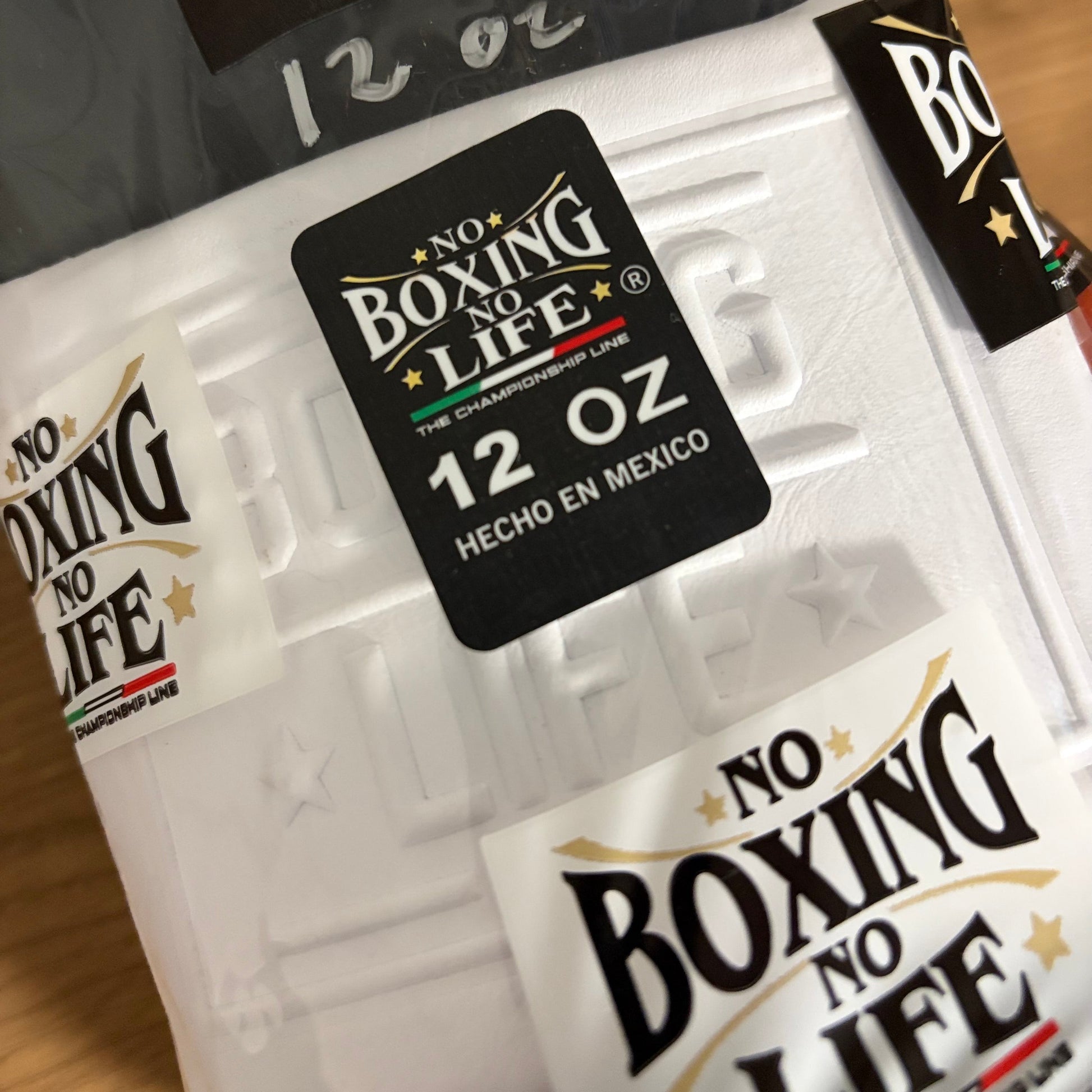 NBNL ボクシンググローブ 12oz｜ブラック×ホワイト×オレンジ | NO BOXING NO LIFE