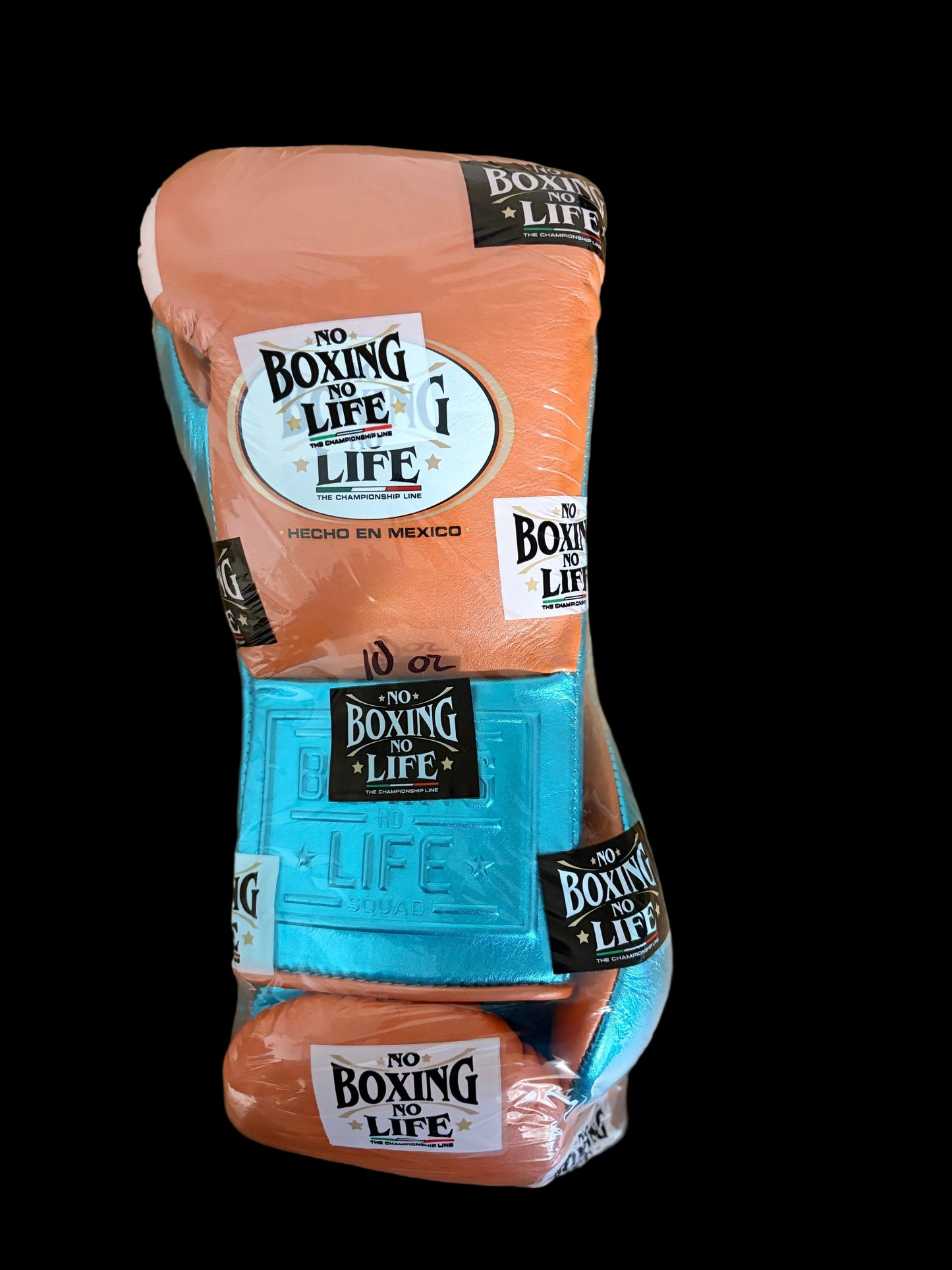 NBNL ボクシンググローブ 10oz｜オレンジ×アクア | NO BOXING NO LIFE