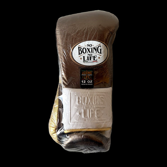 NBNL ボクシンググローブ 12oz｜メタリックブロンズ × メタリックゴールド × ホワイト